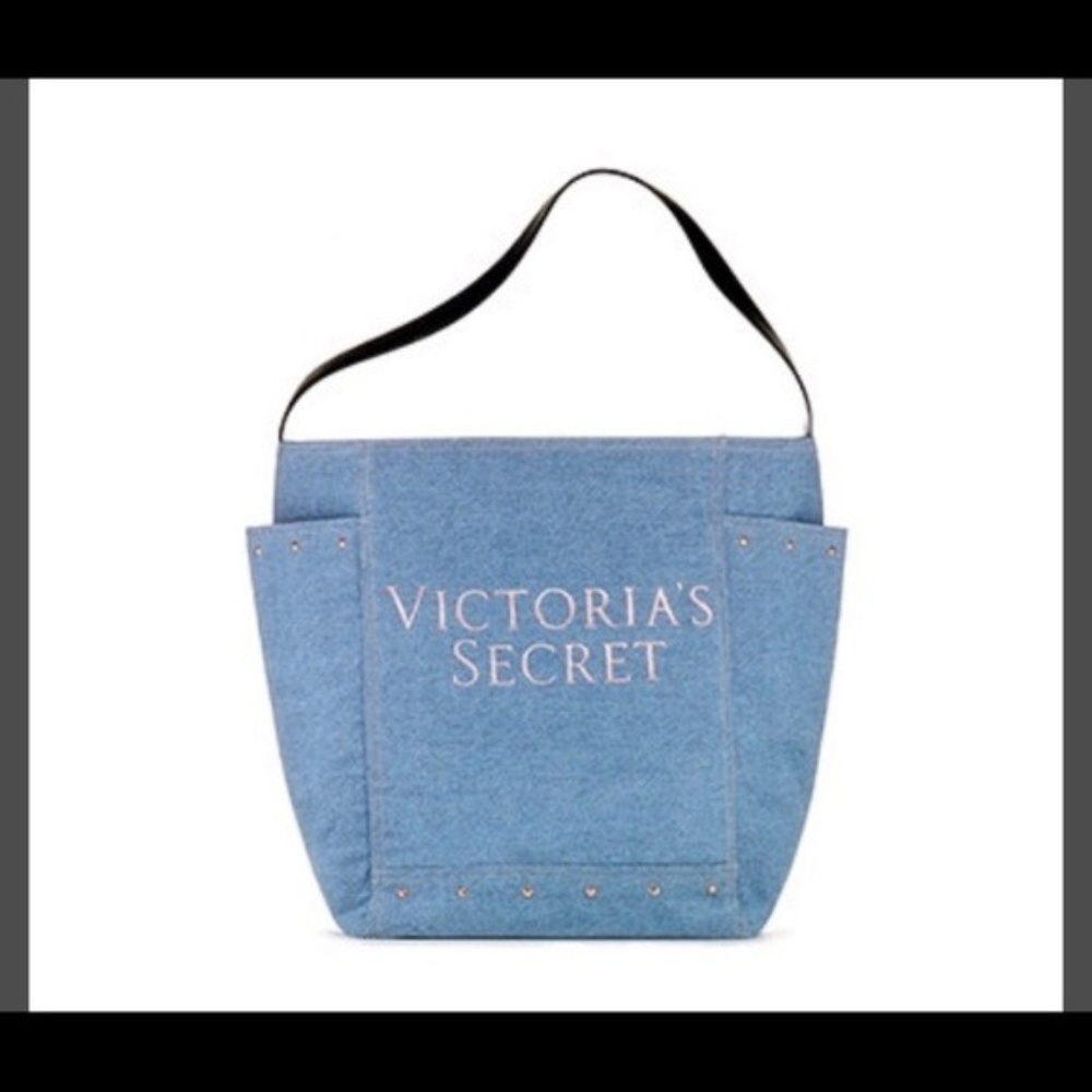 Victoria's Secret Denim Shopper Tote